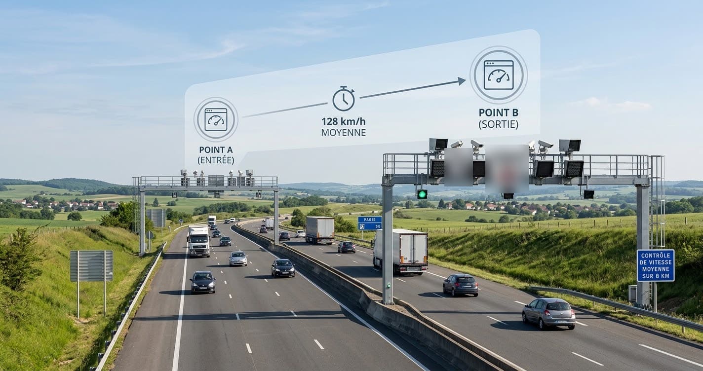 Radar tronçon : comment fonctionne le contrôle de vitesse moyenne sur certains axes