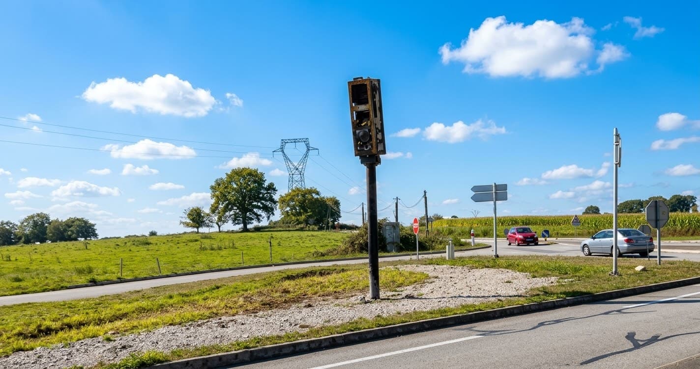 Flashé par le radar tourelle de Lizio sur la D4 : un dispositif plusieurs fois vandalisé et réinstallé
