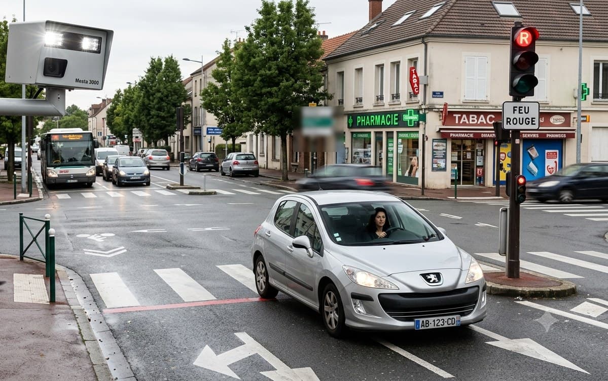 Feu rouge grillé et radar automatique : que faire pour contester ?